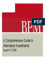 A Comprehensive Guide To Alternative Investments