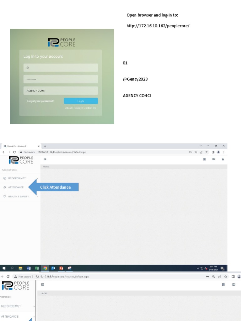 DTR Processing Guide for PeopleCore | PDF