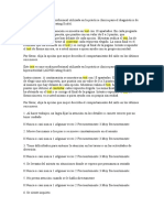 Instrucciones: A Continuación Se Muestra Un Test Con 18 Apartados. en Cada Pregunta