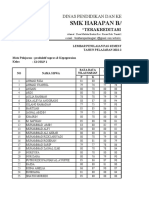 Form Nilai Kelas Xi Produktif Raport Ibu Fitrya Semester Genap TP 2022-2023