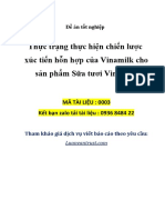 0003 - Chiến Lược Xúc Tiến Hỗn Hợp Của Vinamilk Cho Sản Phẩm Sữa Tươi Vinamilk