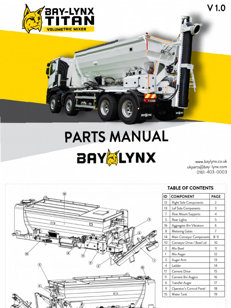 Titan Parts Manual UK | PDF