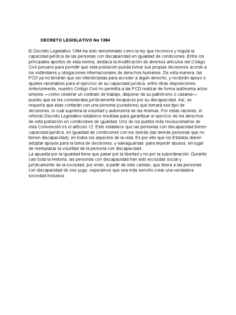 DECRETO LEGISLATIVO No 1384 PDF