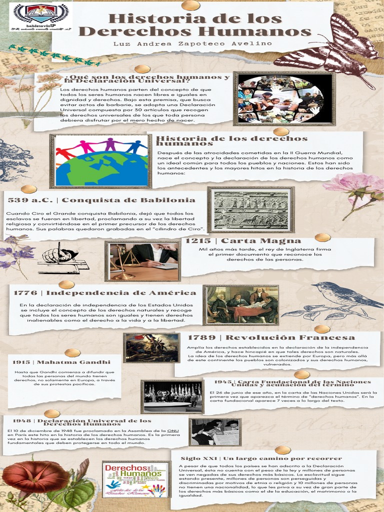 Historia de los Derechos Humanos | PDF | Derechos humanos | Justicia