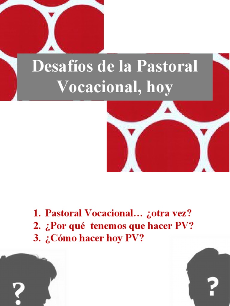 Desafíos de la Pastoral Vocacional | PDF | Religiones abrahámicas