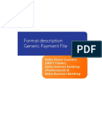 Format Description Generic Payment File (Pain.001)