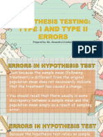 (L3.2) - Hypothesis Testing - Type I and Type II Error