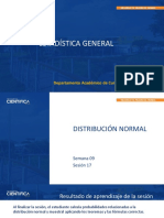 Estadística General - Semana 09 - Sesión 17.2 - 2023-1 - Distribucion Normal