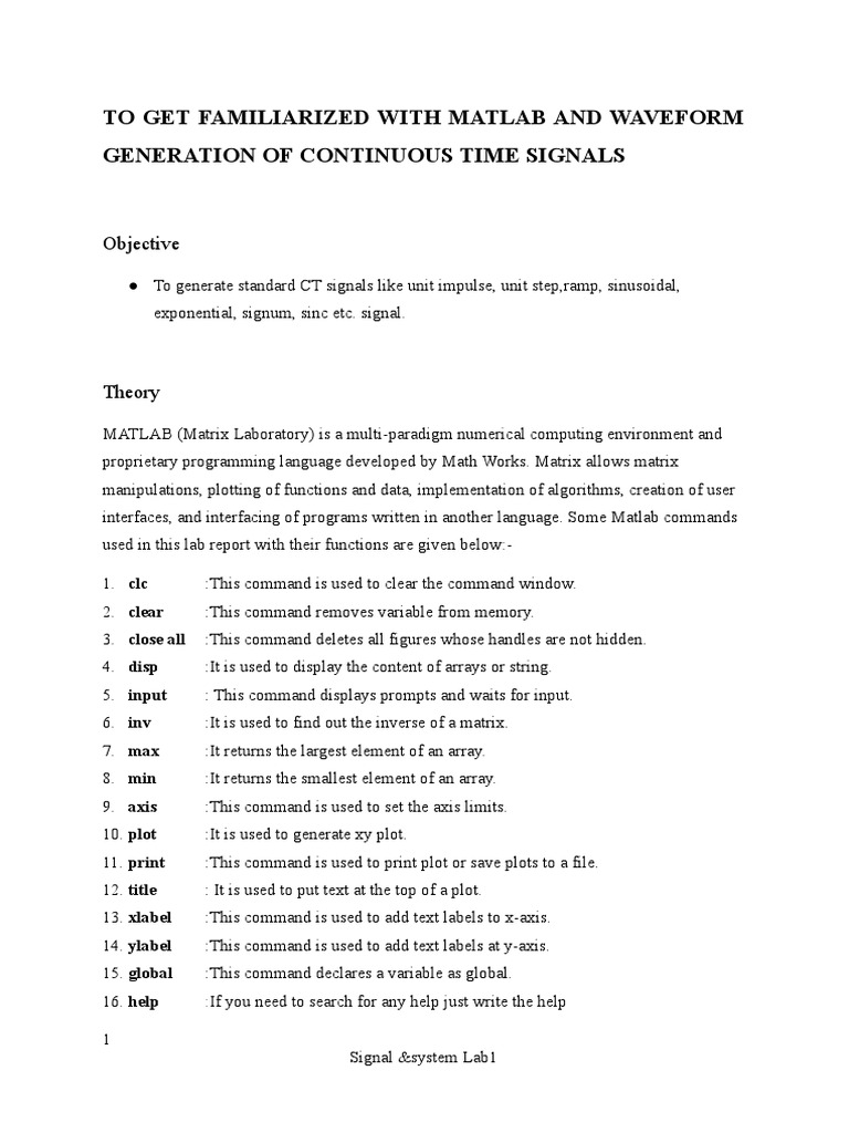 Daracomm lab1 06 pdf matlab matrix mathematics 