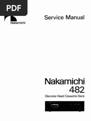 Nakamichi 482 SM | PDF