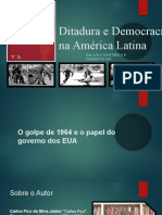 Slide Seminário Livro Ditadura e Democracia Na América Latina