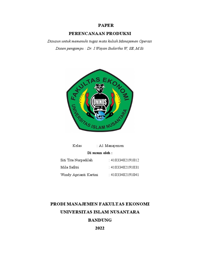 Contoh Paper | PDF