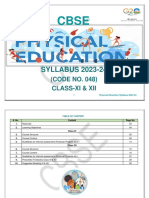 PhysicalEducation SrSec 2023-24