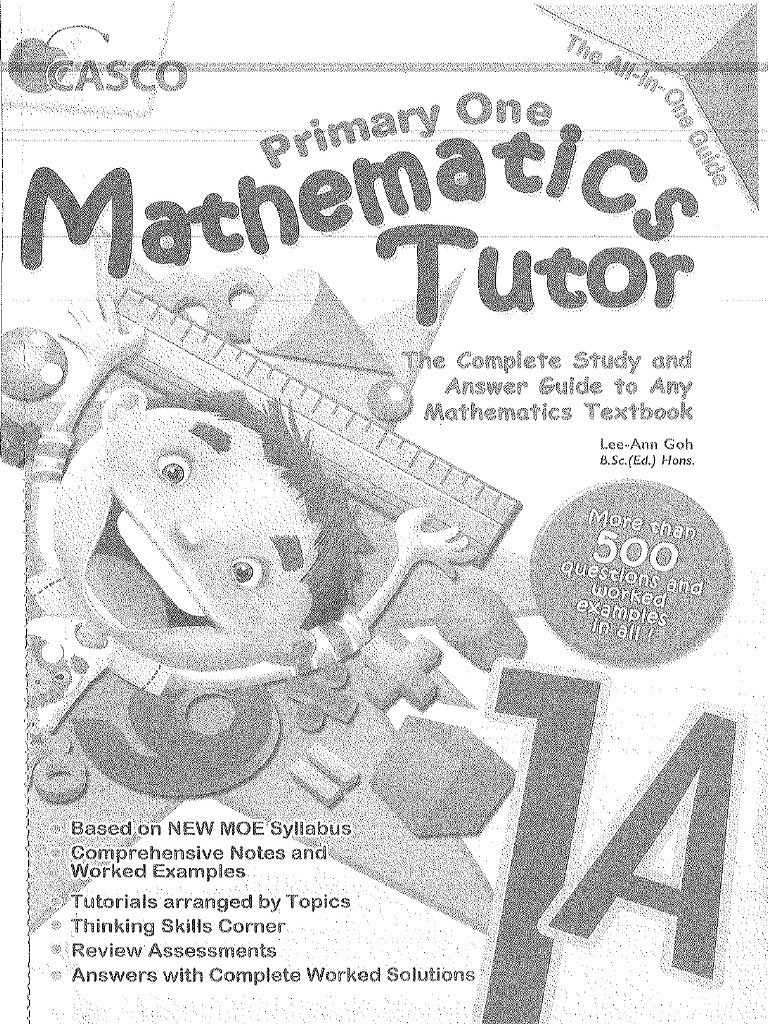 Primary one math tu 1a pdf