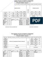 Time Table-I - IV Year B.SC 2023