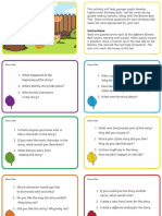Blooms Taxonomy Early Level Reading Challenge Cards Fiction