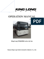KING LONG Operation Manual XMQ6900J