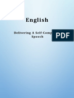 Delivering A Self Composed Speech