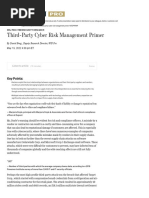 350 Third-Party Cyber Risk Management Primer