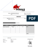 Piranha Invoice