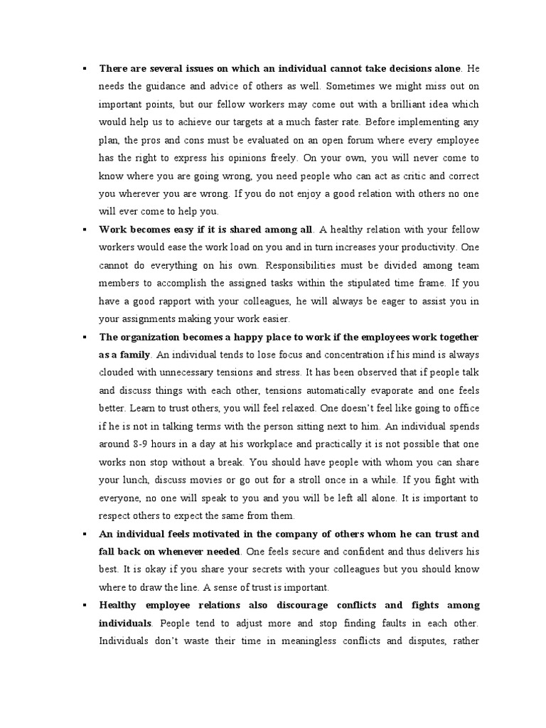 Enhancing Workplace Relationships | PDF | Employment | Cognitive Science