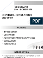 CONTROL ORGANISMS Group 10-1