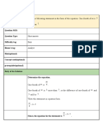 Samples Maths