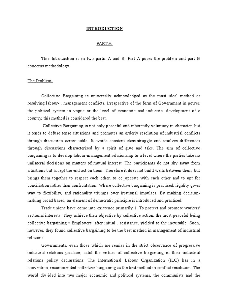 Collective Bargaining Full 1 Pdf Cost Of Living Employment