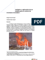 Desarrollo Tecnológico y Aplicación de un Sistema de Pantallas para el Control de Incendios Forestales