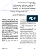 Expression and Distribution of Galectin-1 and Np-63/ Immuno-Histochemical Markers in Potentially Malignant Oral Disorders With and Without Dysplasia