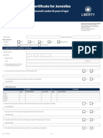 PR 049 Und 17 Long Form Health Certificate For Juveniles Editable