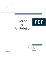 Report On Air Pollution