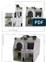 Design Rumah Pak Arif 2 Lantai & Luasan Bangunan