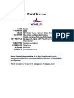 Report on Warid