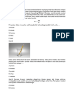 Soal Remedial Fisika Kelas X Sem 2