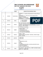 Syllabus Compiled - Class - X - Periodic Test - I (23-24)