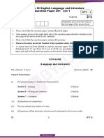 CBSE Class 10 English Language and Literature Previous Year Question Paper 2018 Set 2 1