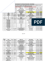 Final Datesheet For Diploma HSBTE Exam July 2023