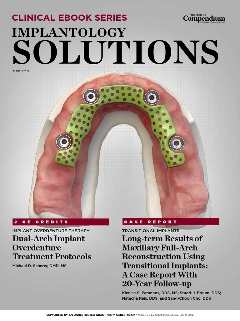 Implantology Solutions | PDF | Dental Implant | Dentures