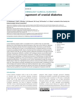 Guidelines For The Inpatient Management of Cranial Diabetes Insipidus