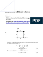 Solution Manual For Classical Electromagnetism Jerrold Franklin
