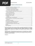 R45 Derivative Markets and Instruments