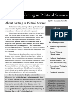 Political Science Paper