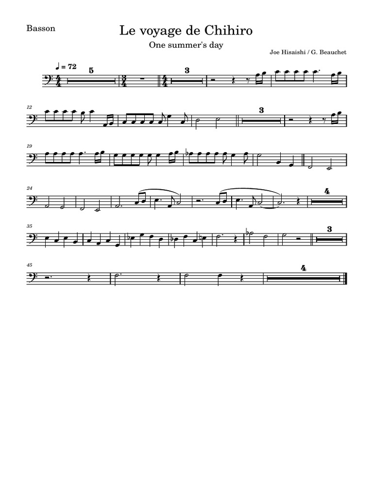 Le Voyage de ChihiroBasson PDF