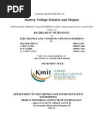 MINIDOCUMENTATION - Battery Voltage Indicator