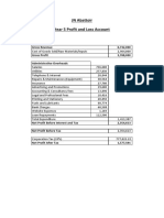 Year 5 Profit and Loss Account