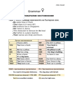 Possessive Adjectives