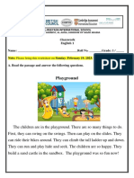 Reading Comprehension Playground 1