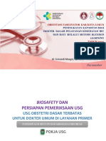 Salinan 6. BIOSAFETY DAN PERSIAPAN PEMERIKSAAN USG - POKJA USG POGI - USG OBSTETRI DASAR TERBATAS 2022