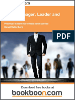 Being Manager Leader and Coach